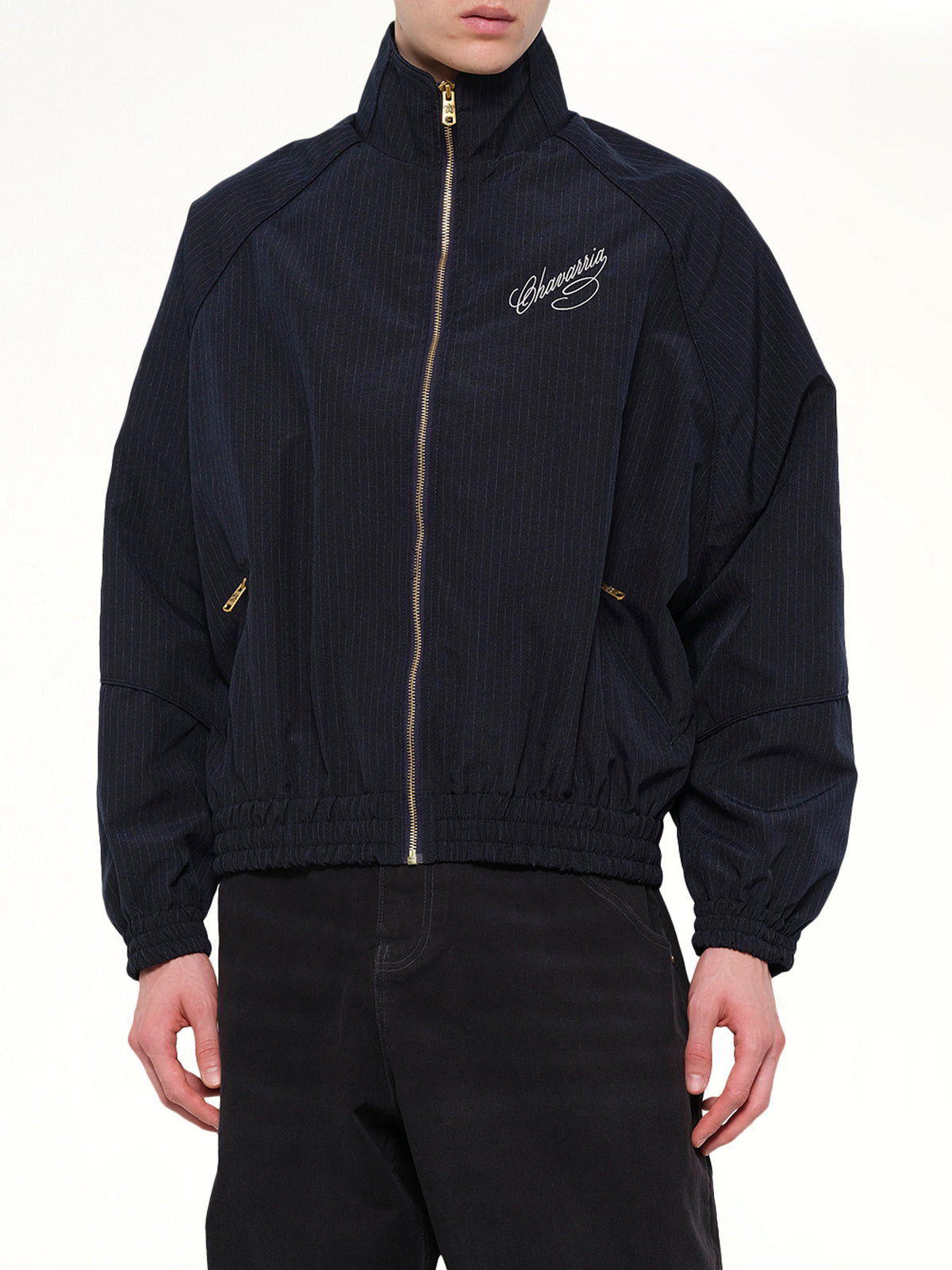 Ruff Rider Track Jacket in Peacoat Stripe