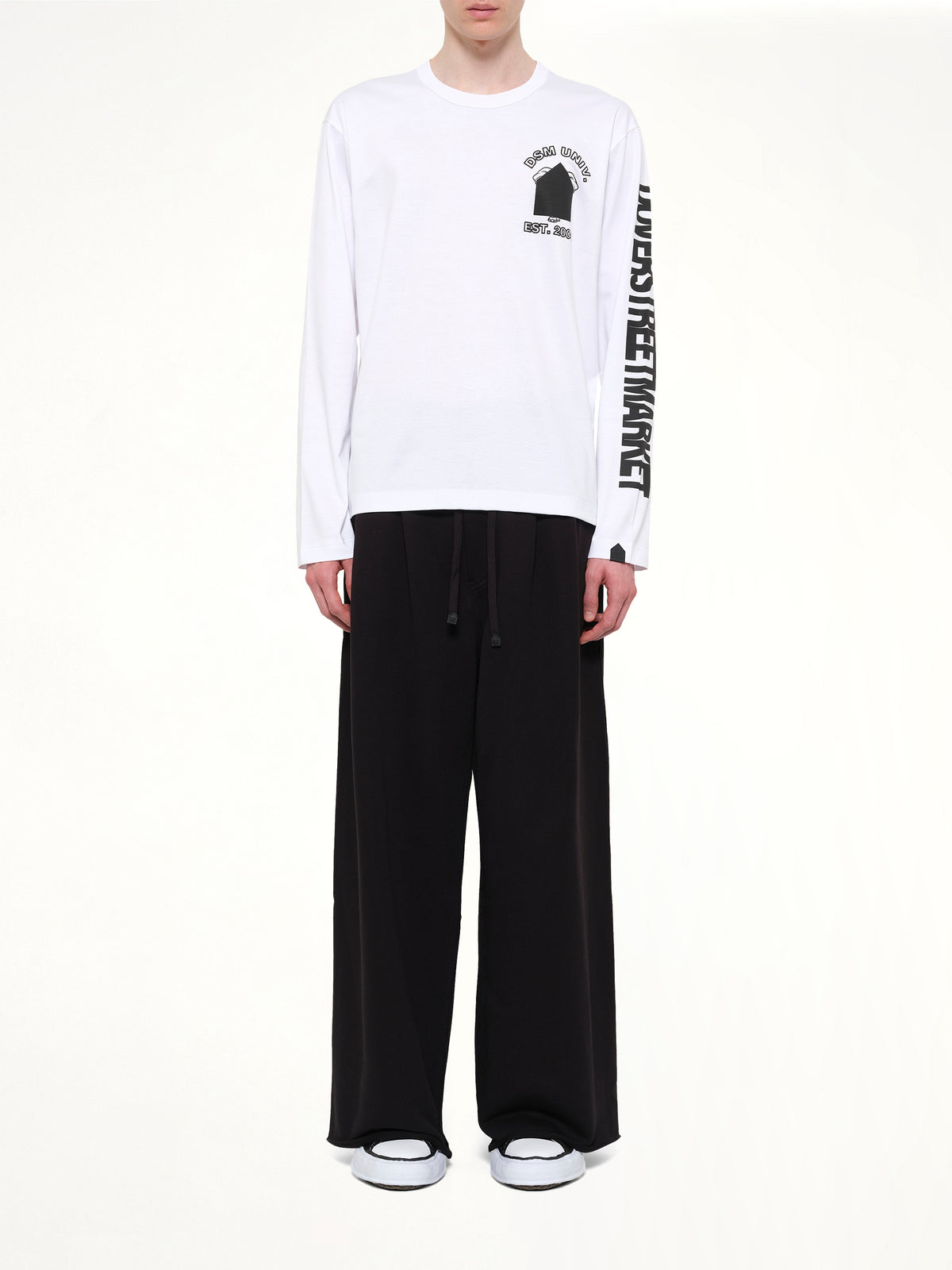 DSMU Long Sleeve T-Shirt in White