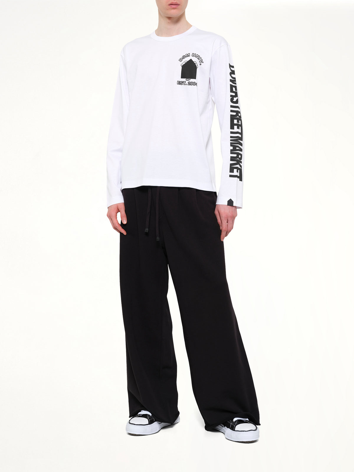 DSMU Long Sleeve T-Shirt in White