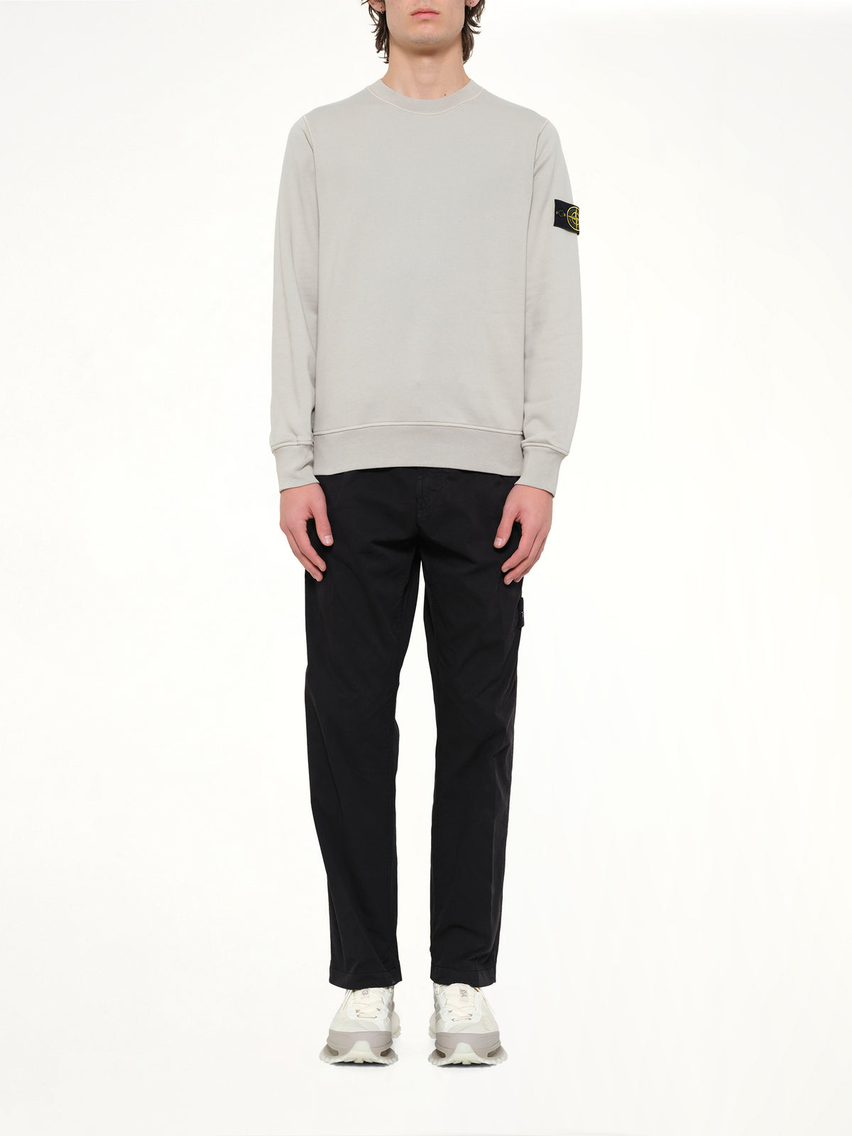 6100060 Sweatshirt in Pearl Grey