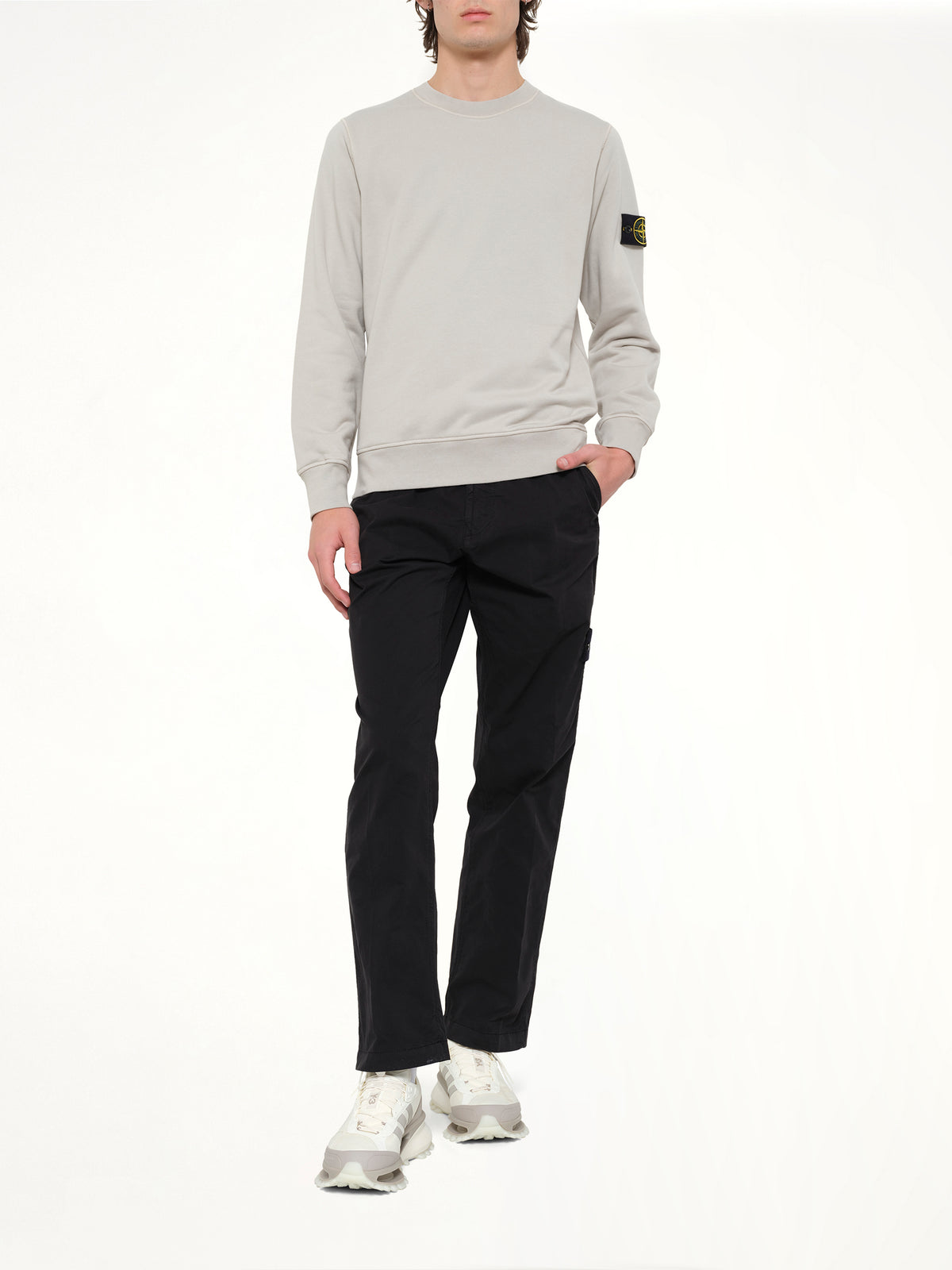 6100060 Sweatshirt in Pearl Grey