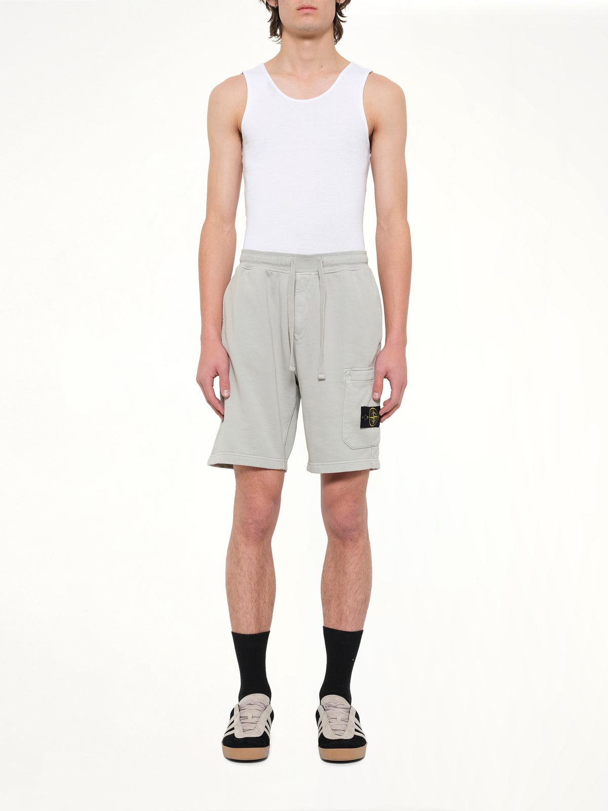 6200011 Shorts in Pearl Grey