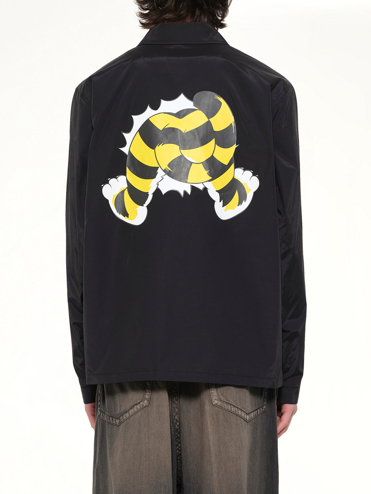 Kenzo Wild Tiger Light Coach Jacket in Black