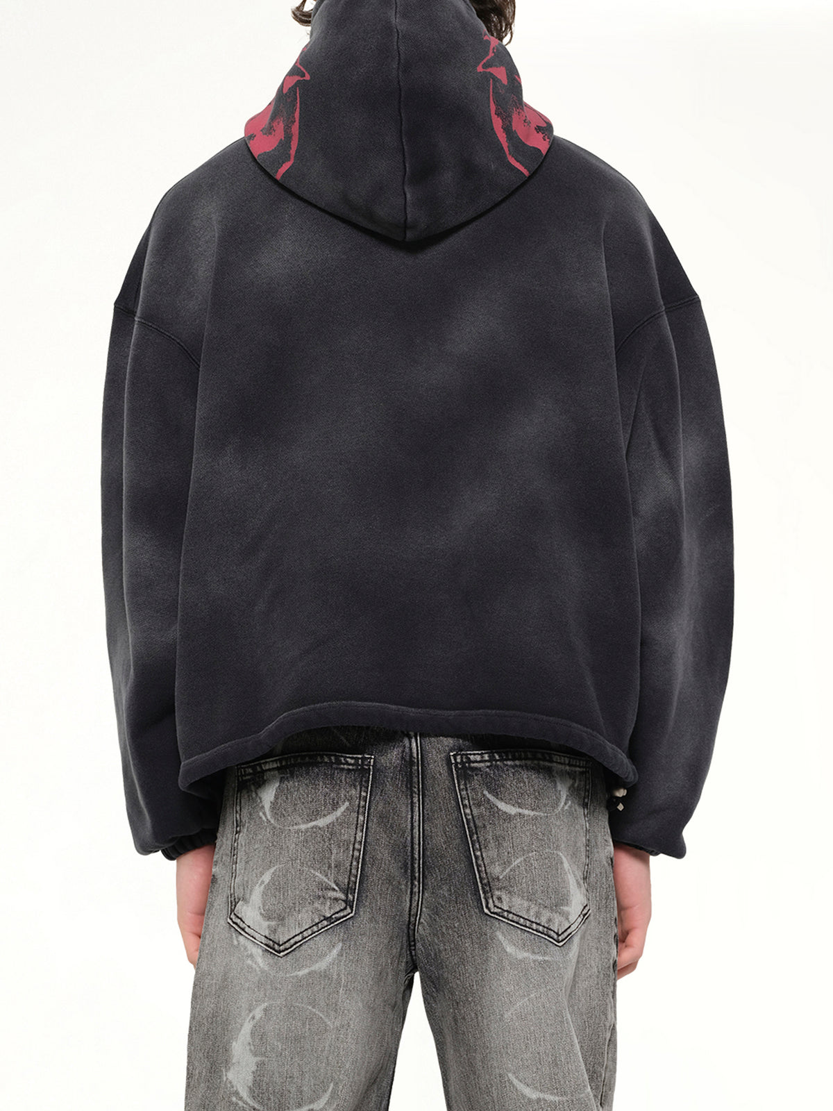 TC Riding Skull Hoodie in Black