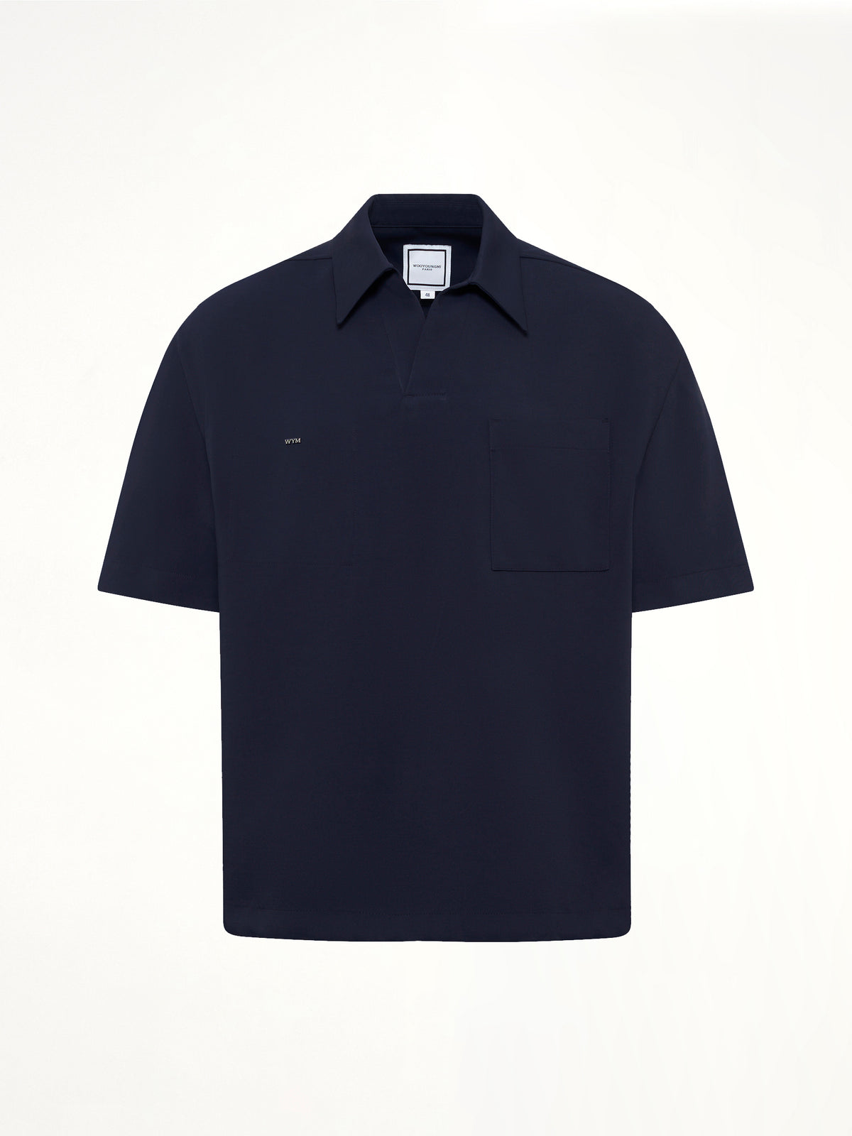 Half Sleeve Polo in Navy