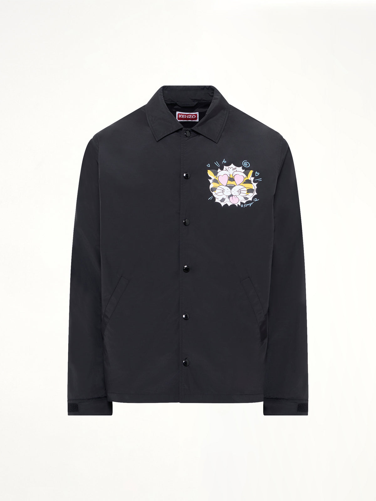 Kenzo Wild Tiger Light Coach Jacket in Black
