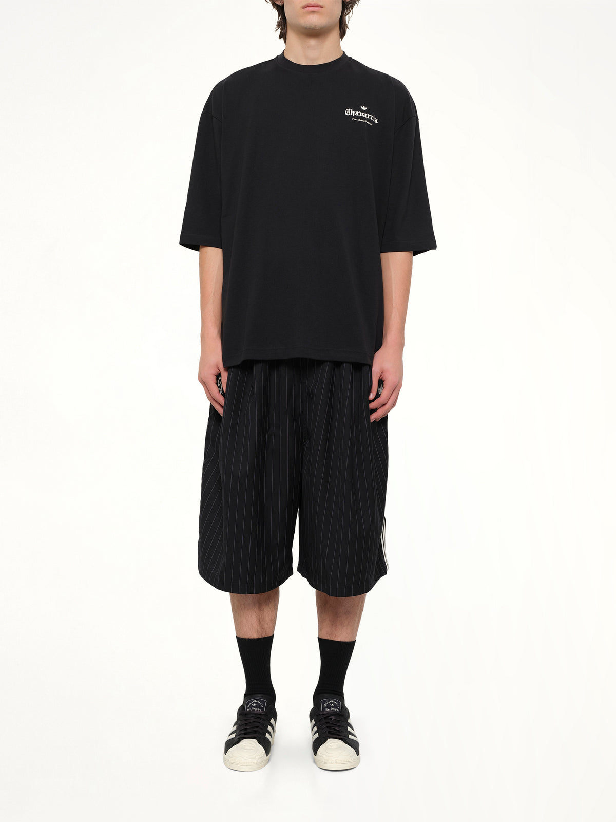 Adidas x Chavarria Logo SS T-Shirt in Black