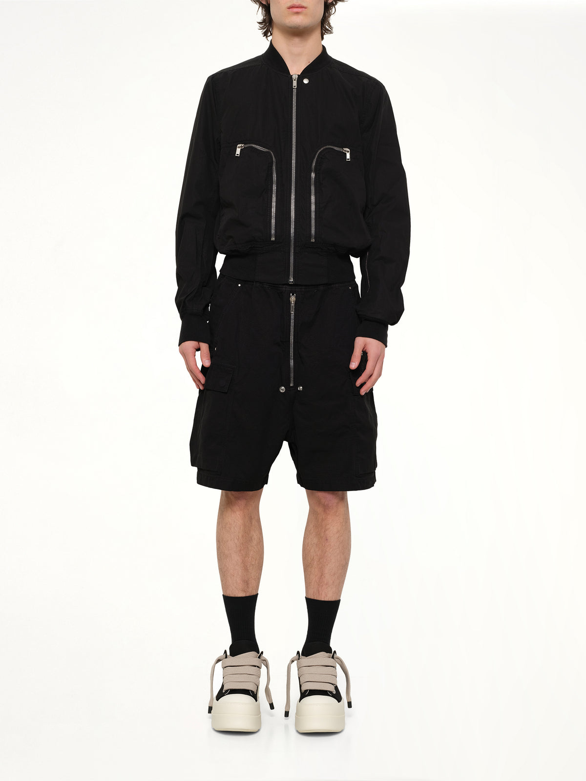 Bauhaus Flight Jacket in Black