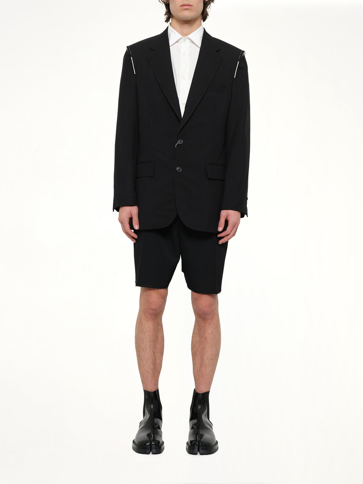 Deconstructed Jacket in Black