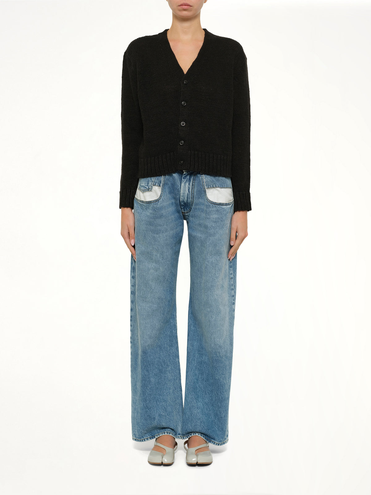 Hemp Cardigan in Black