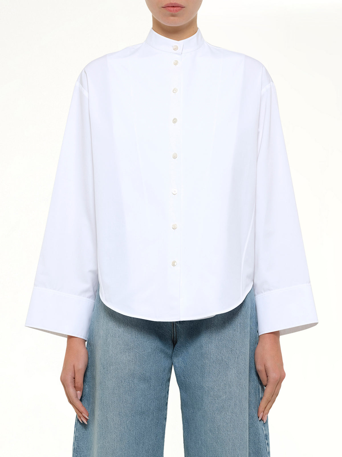 Layered Shirt in White