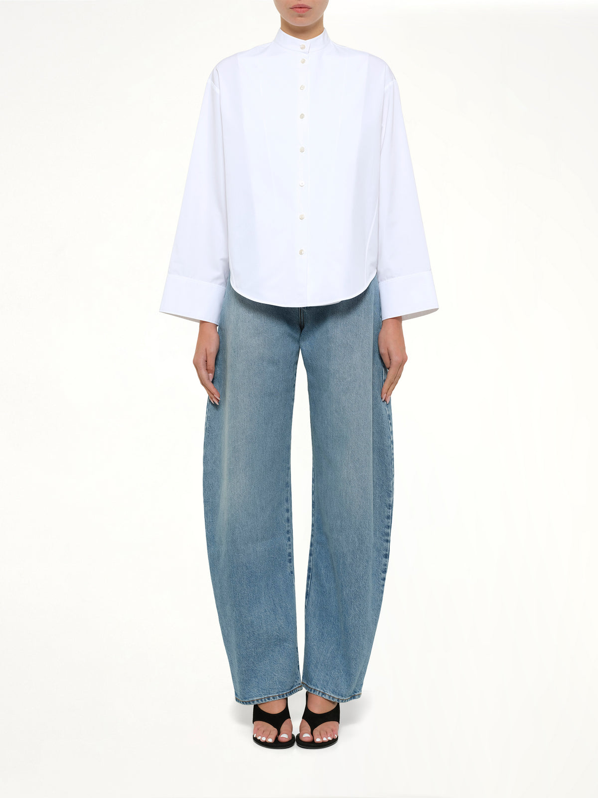 Layered Shirt in White