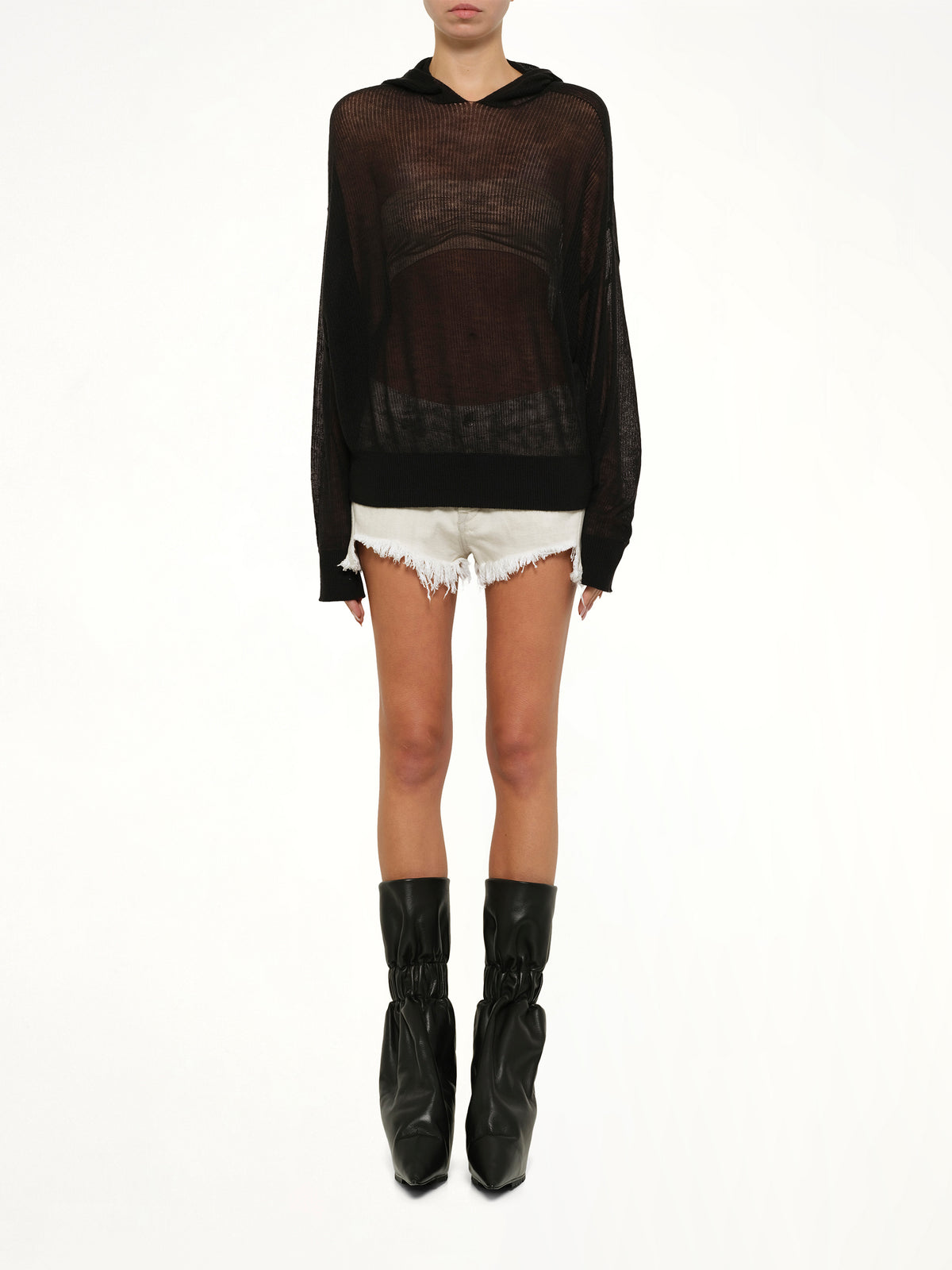 Light Hun Hoodie in Black