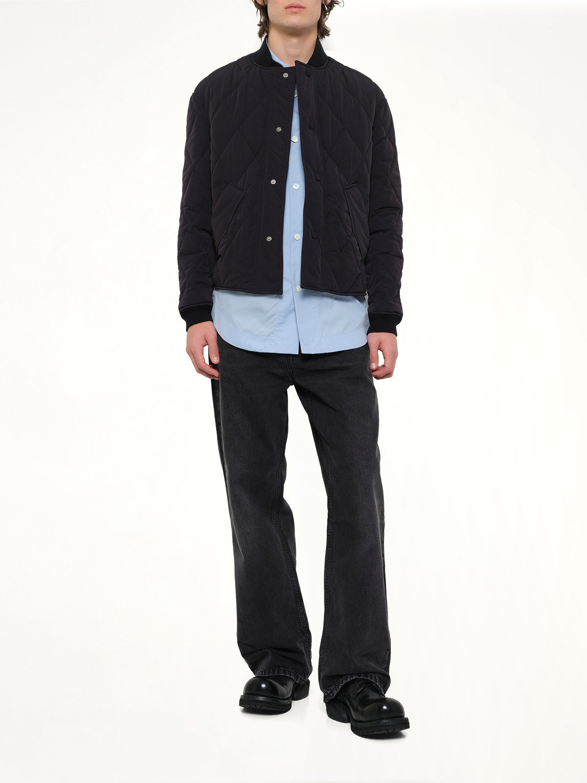 Padded Jacket in Black