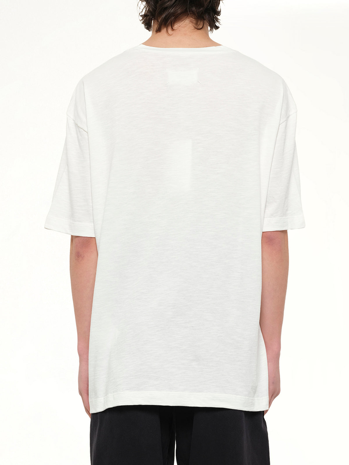 Slubby Logo T-Shirt in Off White