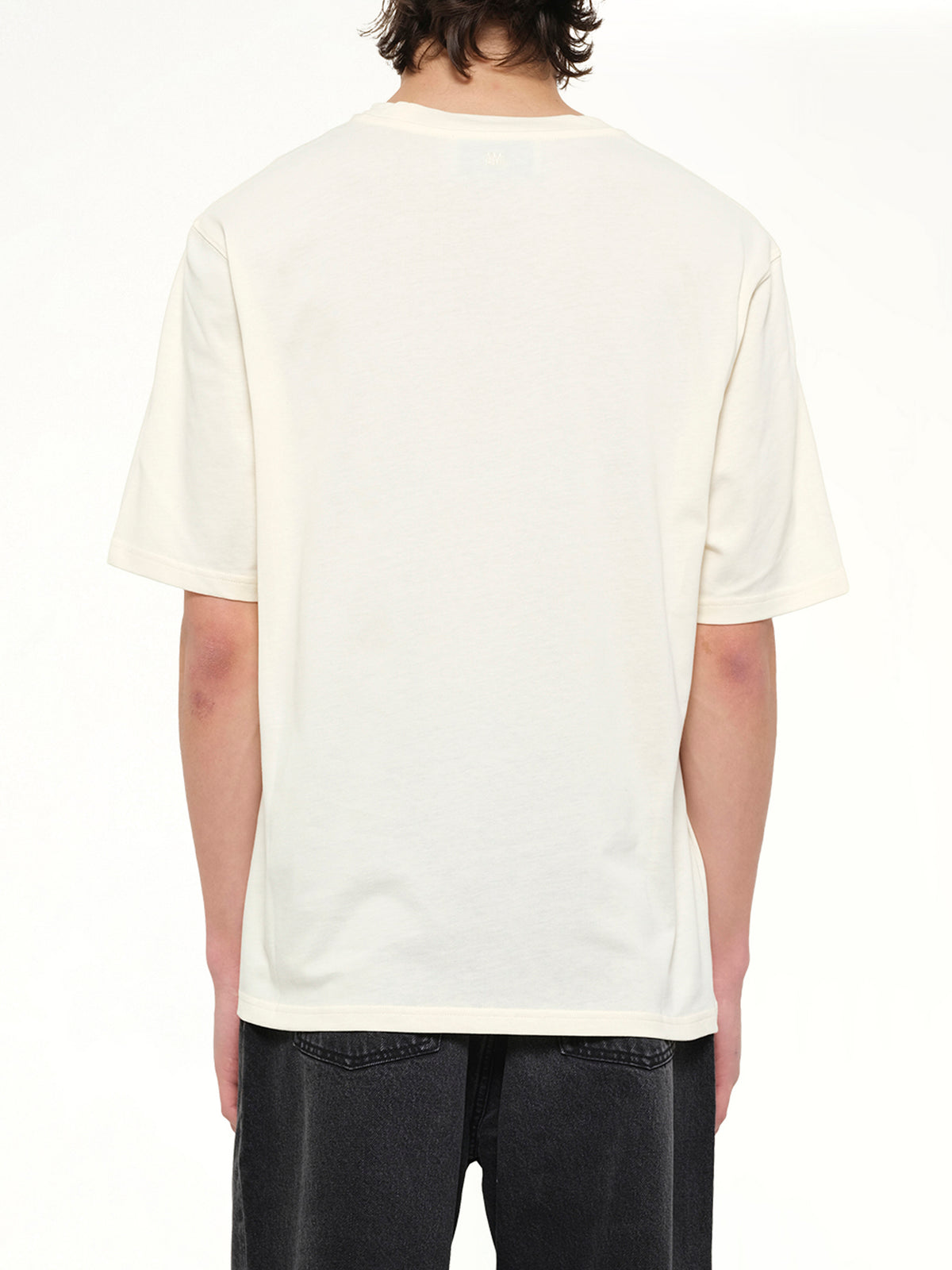 Small Embossed ADC T-Shirt in Cream