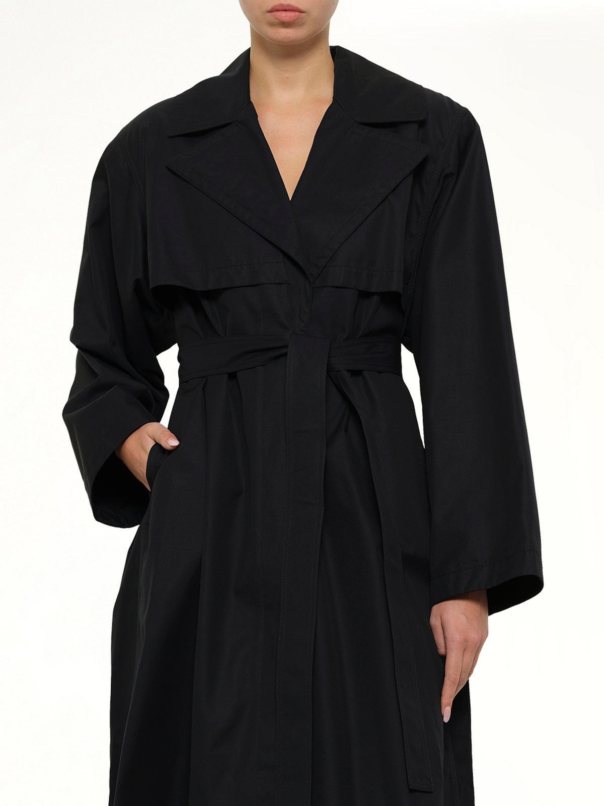 Trench Coat in Minuit