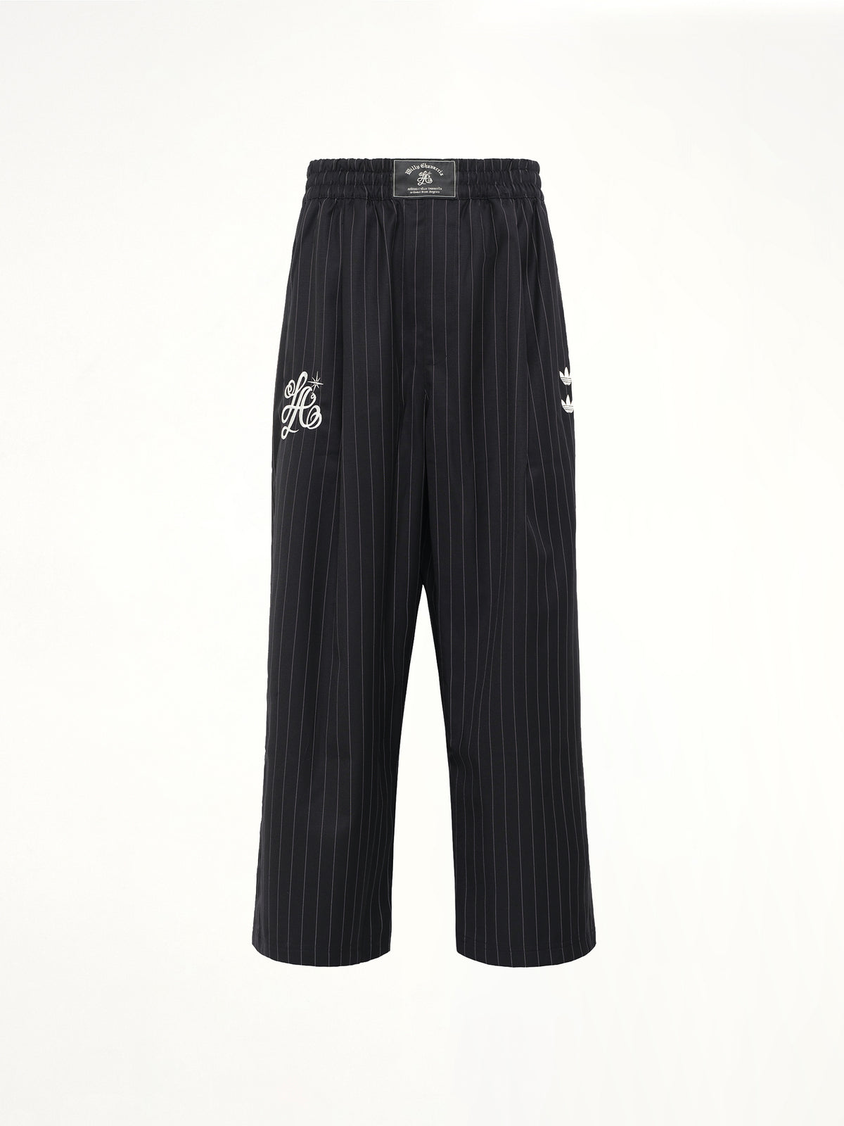 Adidas x WC Pinstripe Pants in Black/White