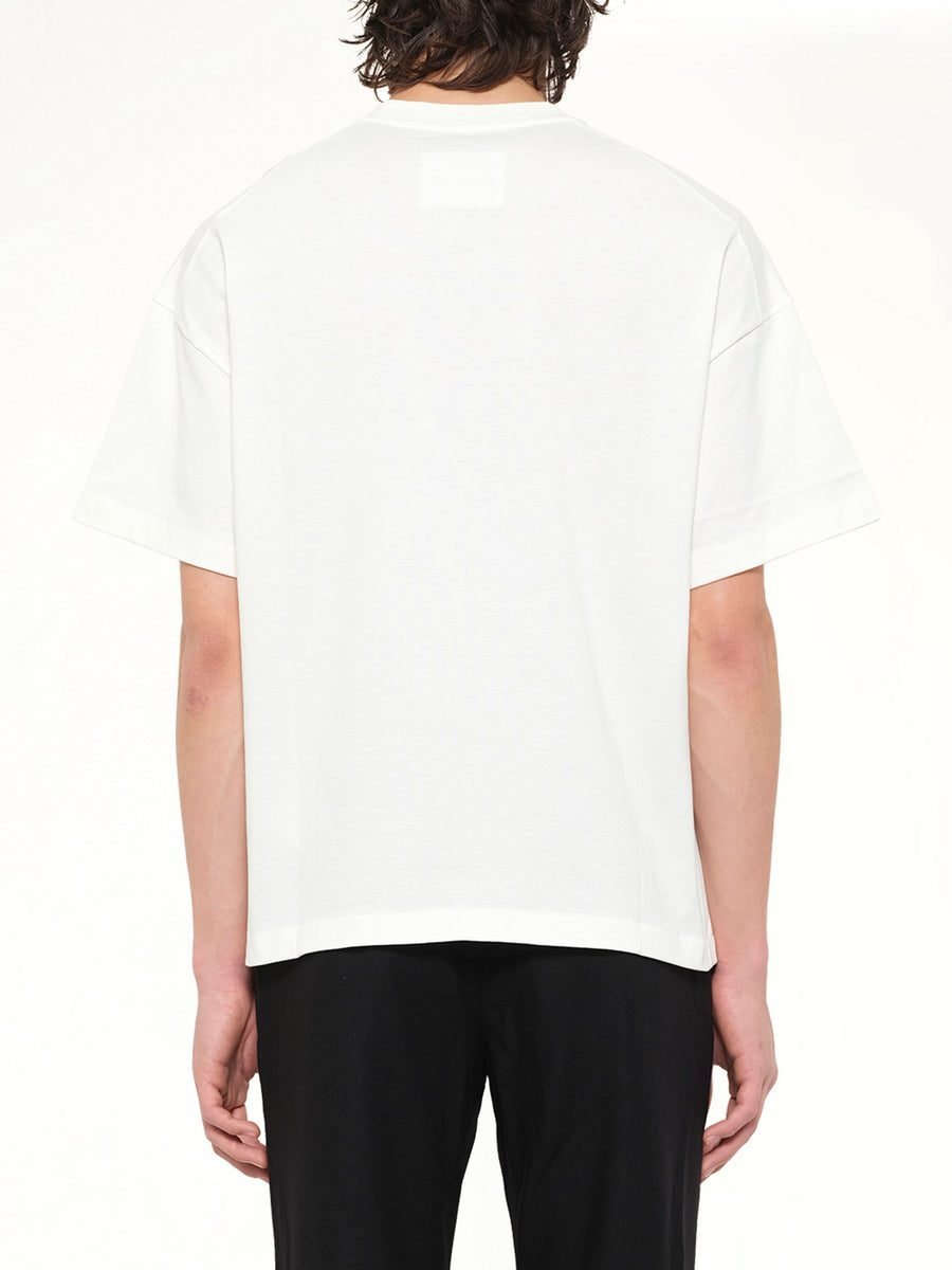 Crewneck Logo T-Shirt in Porcelain