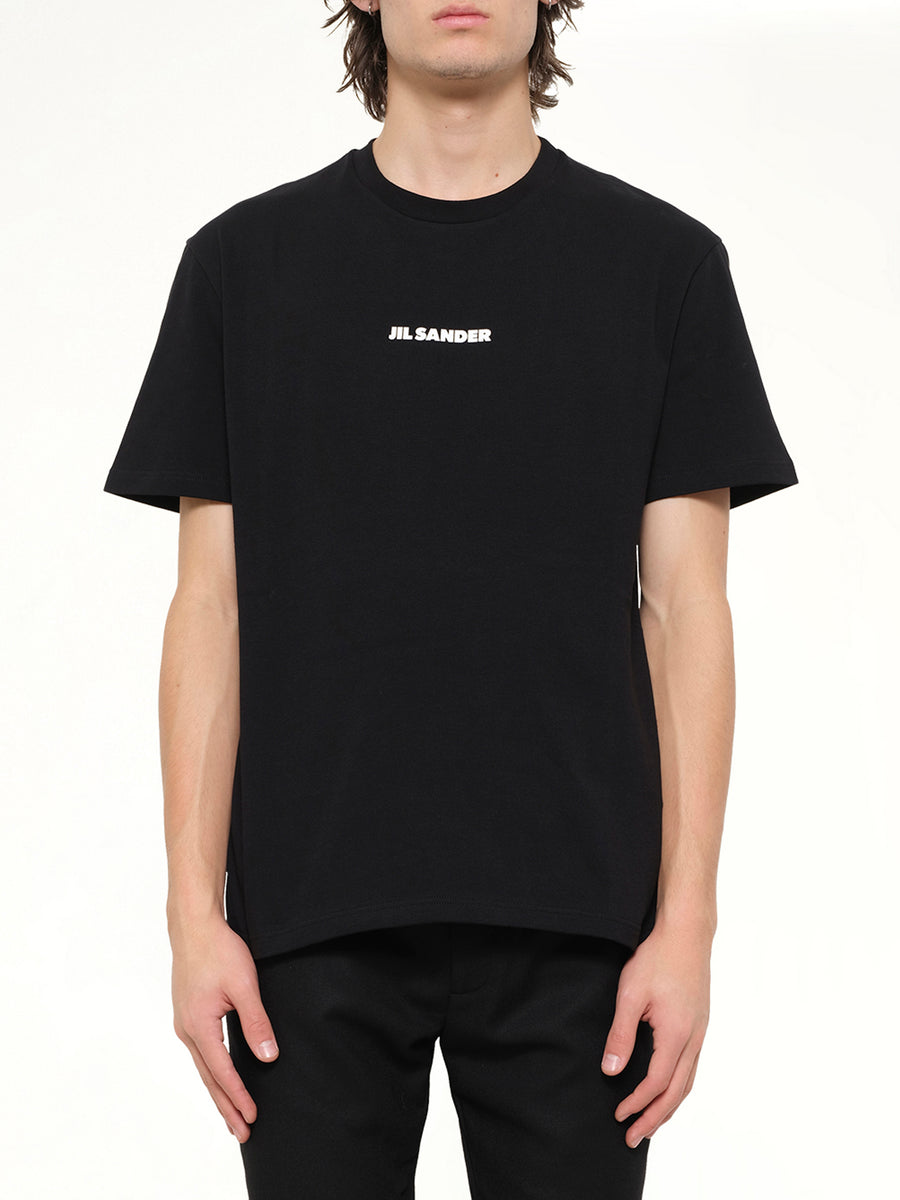 Crewneck Small Logo T-Shirt in Black