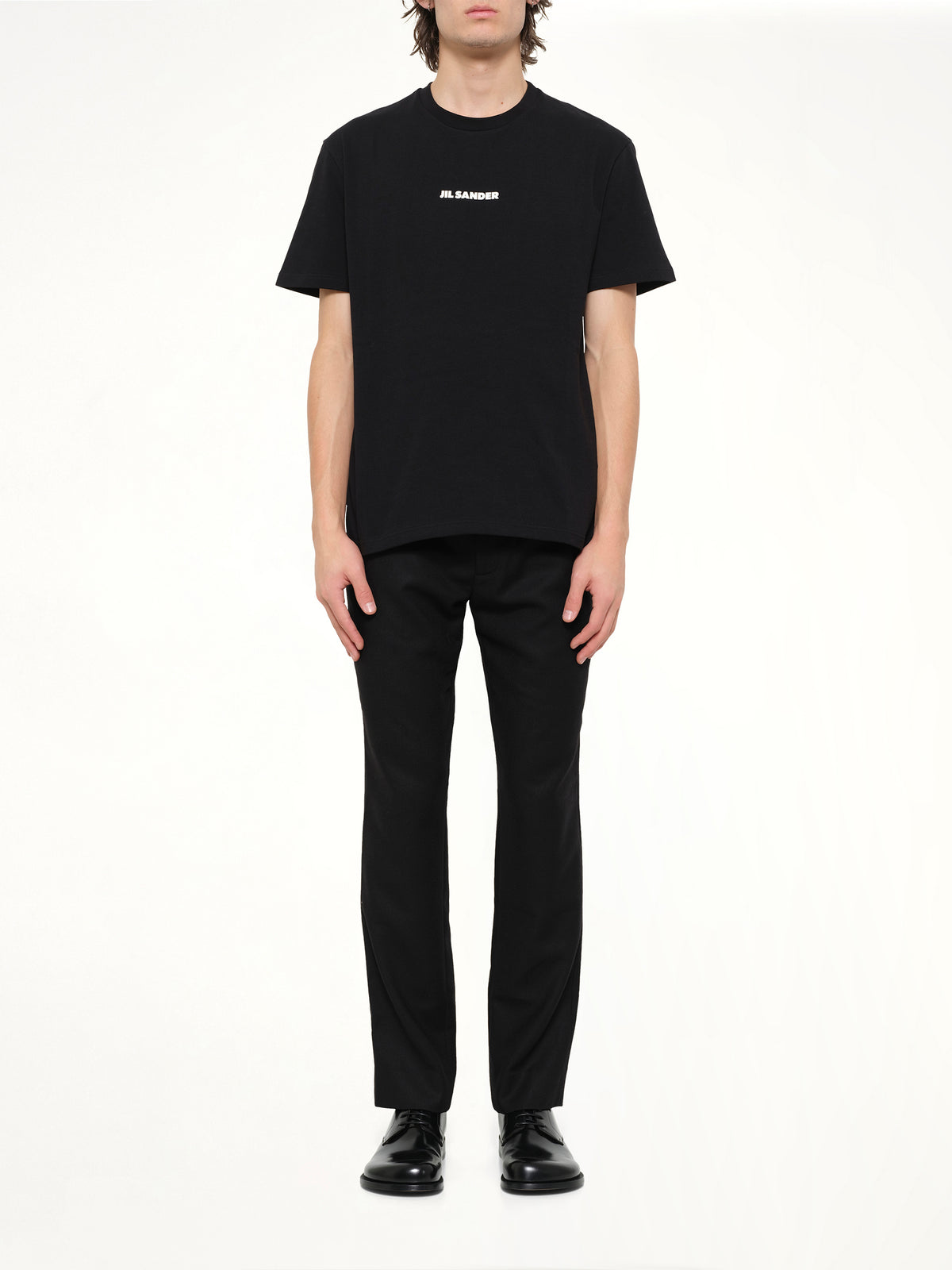 Crewneck Small Logo T-Shirt in Black