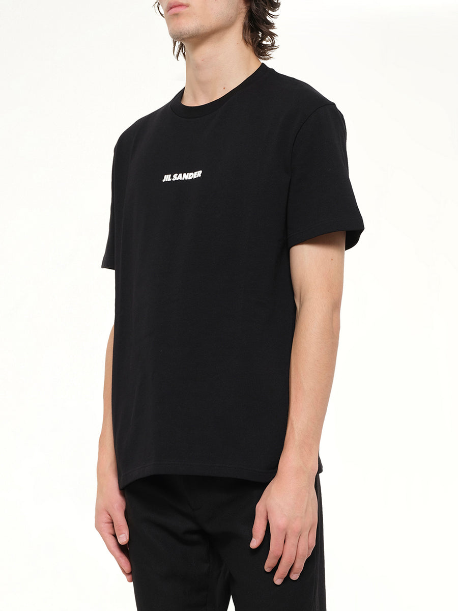 Crewneck Small Logo T-Shirt in Black