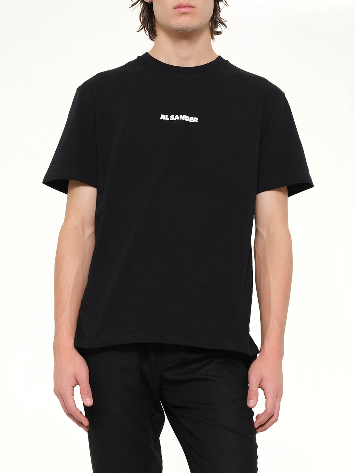 Crewneck Small Logo T-Shirt in Black