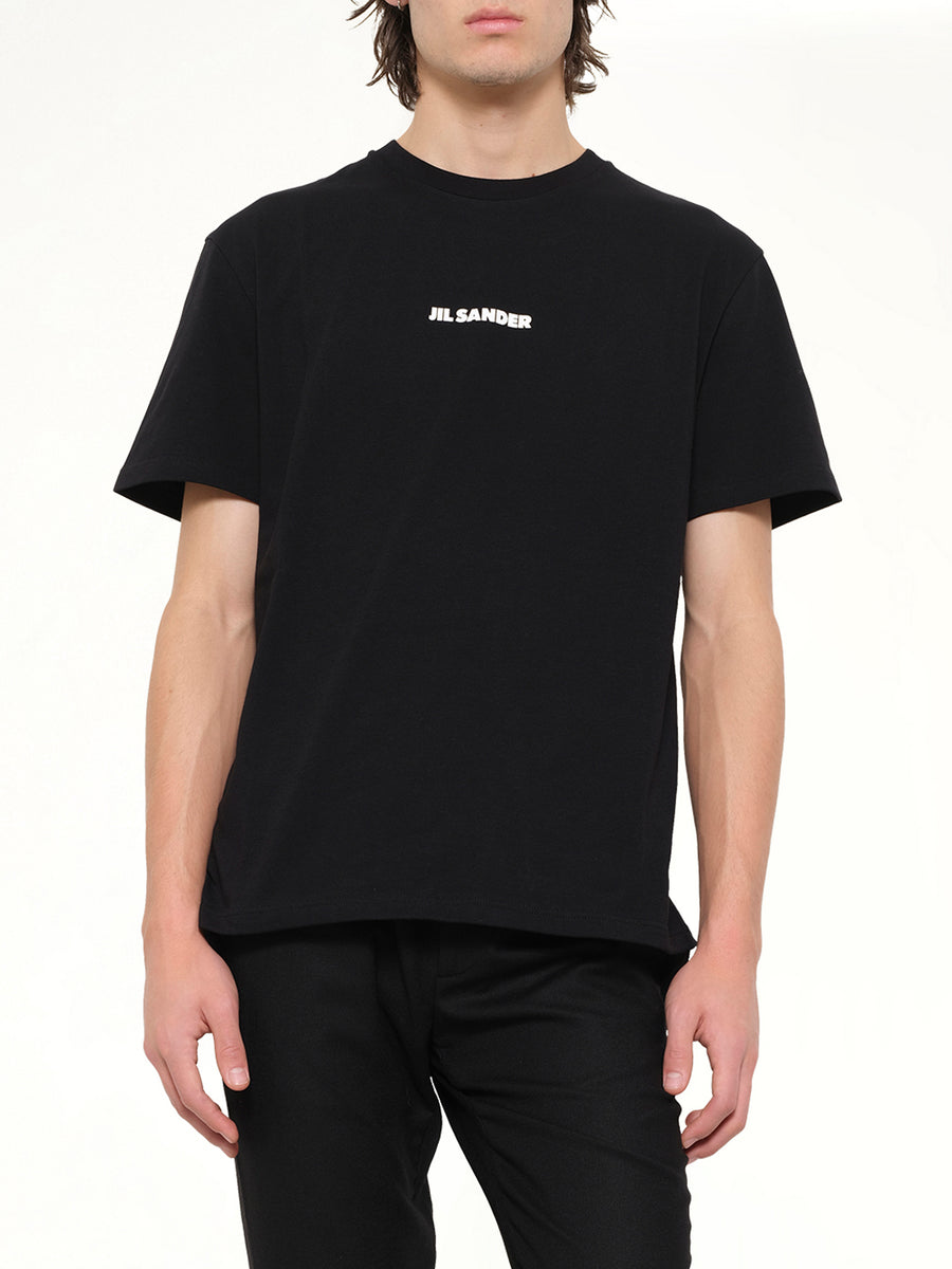 Crewneck Small Logo T-Shirt in Black