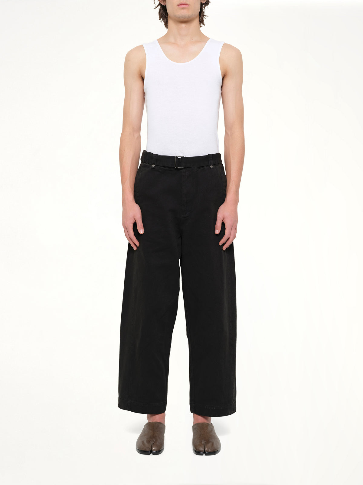 Gully Pant in Black Cotton