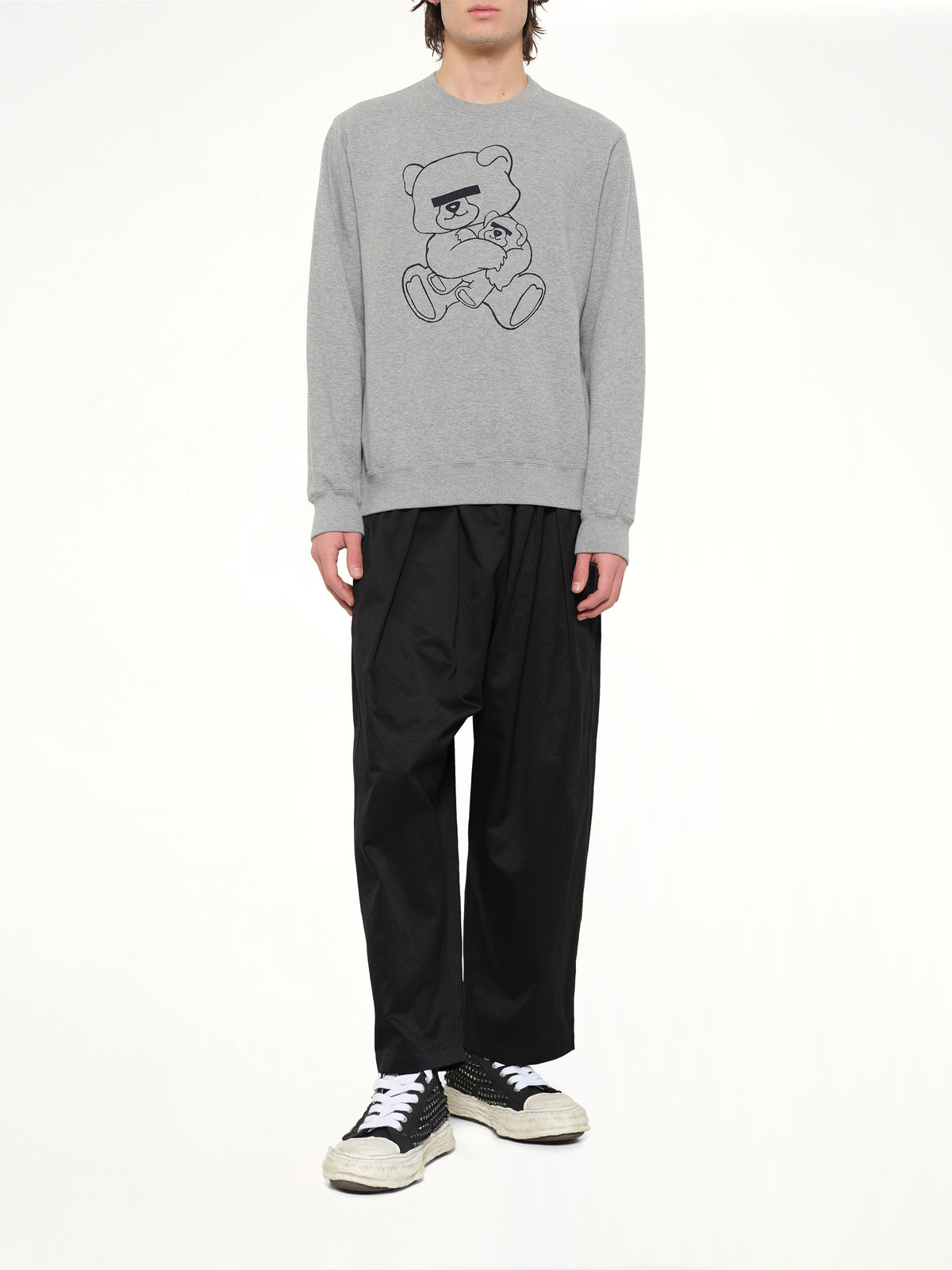 Teddy Sweatshirt in Grey