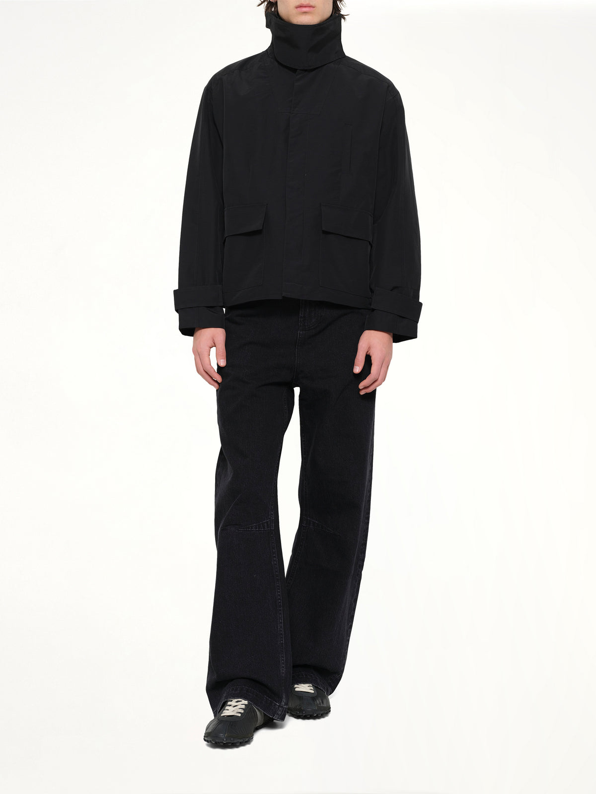 Trench Jacket in Black