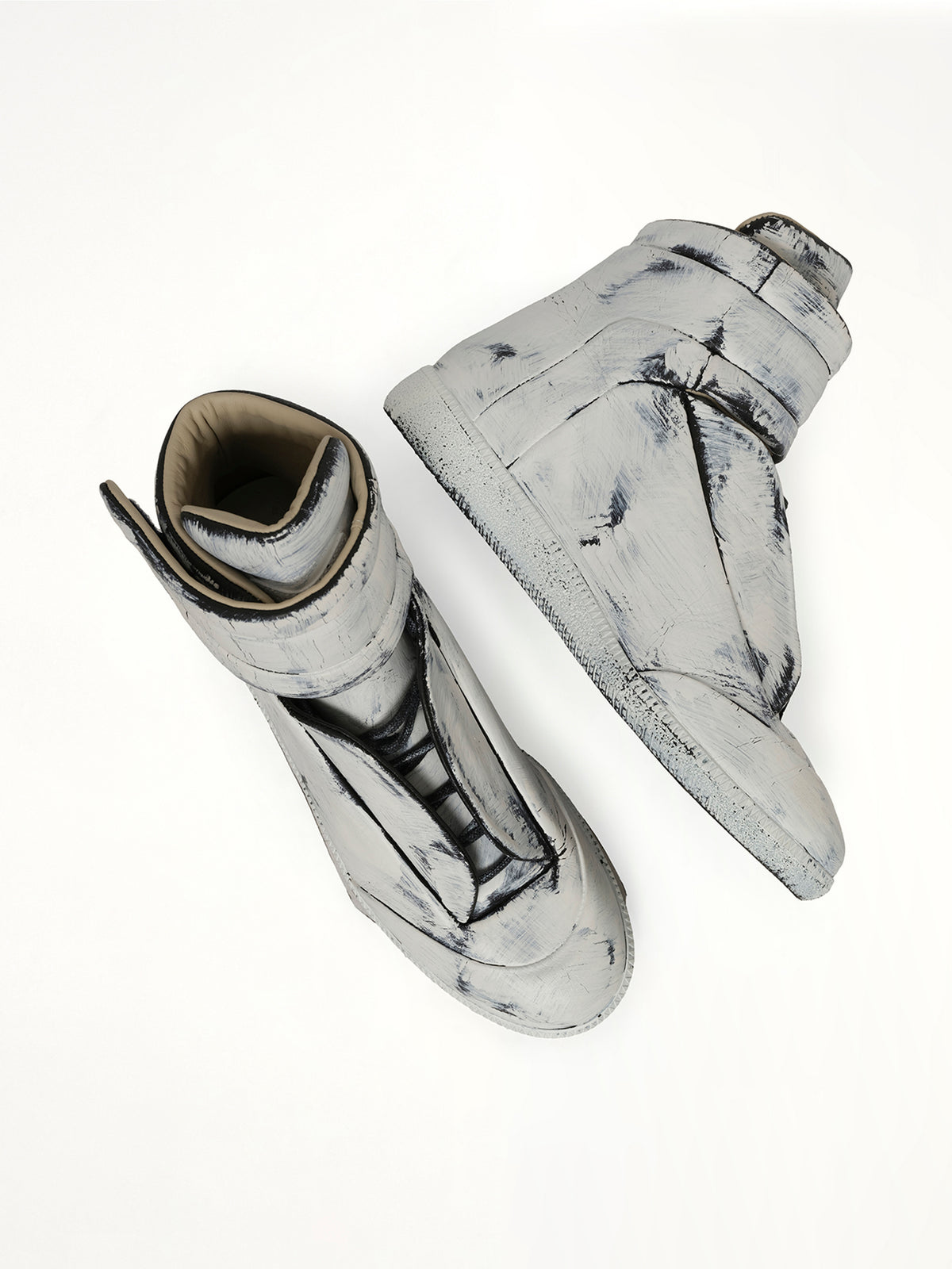 Future Mid-Top Sneaker in Painted White