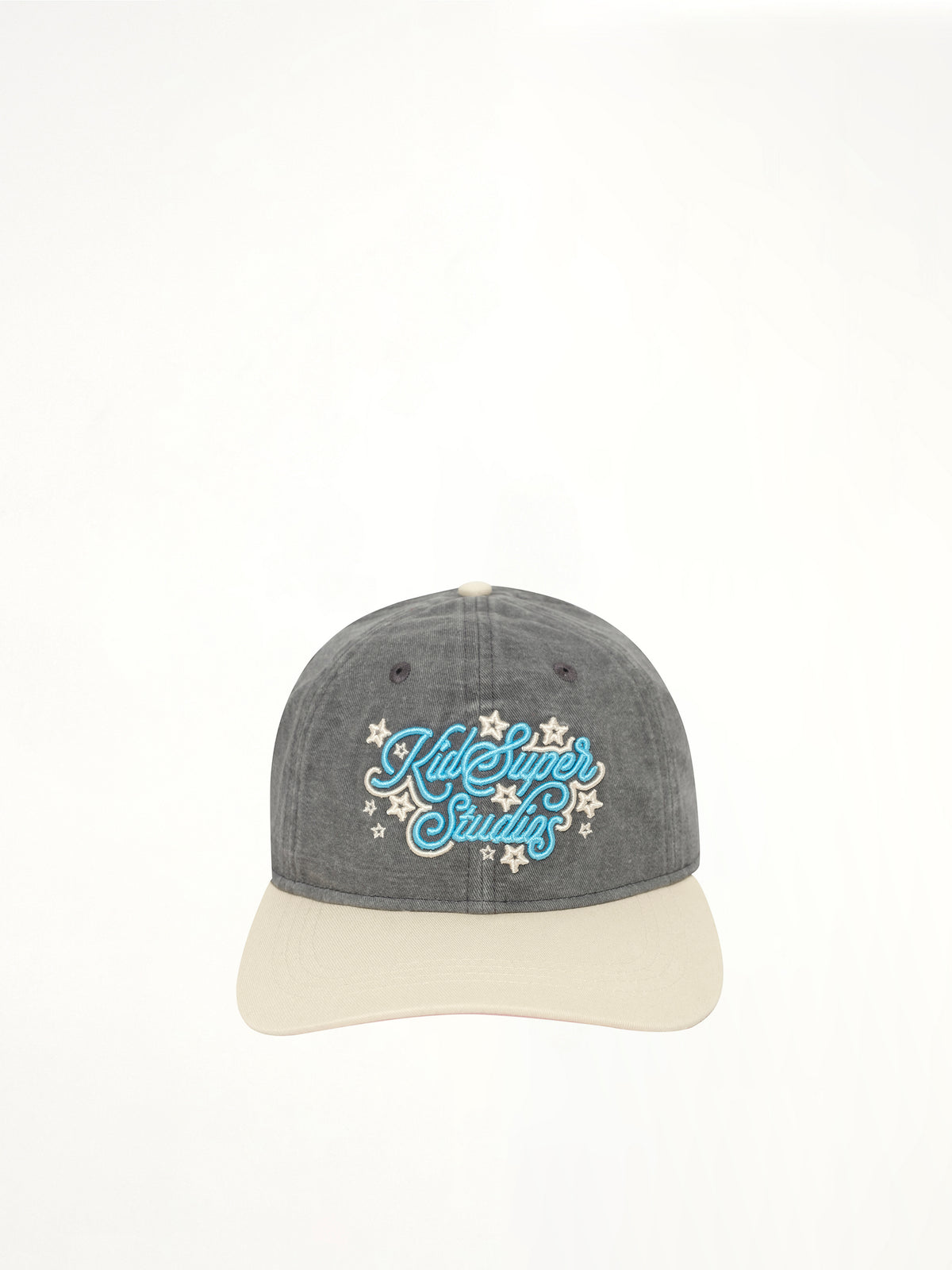 Stars Snapback Hat in Gray