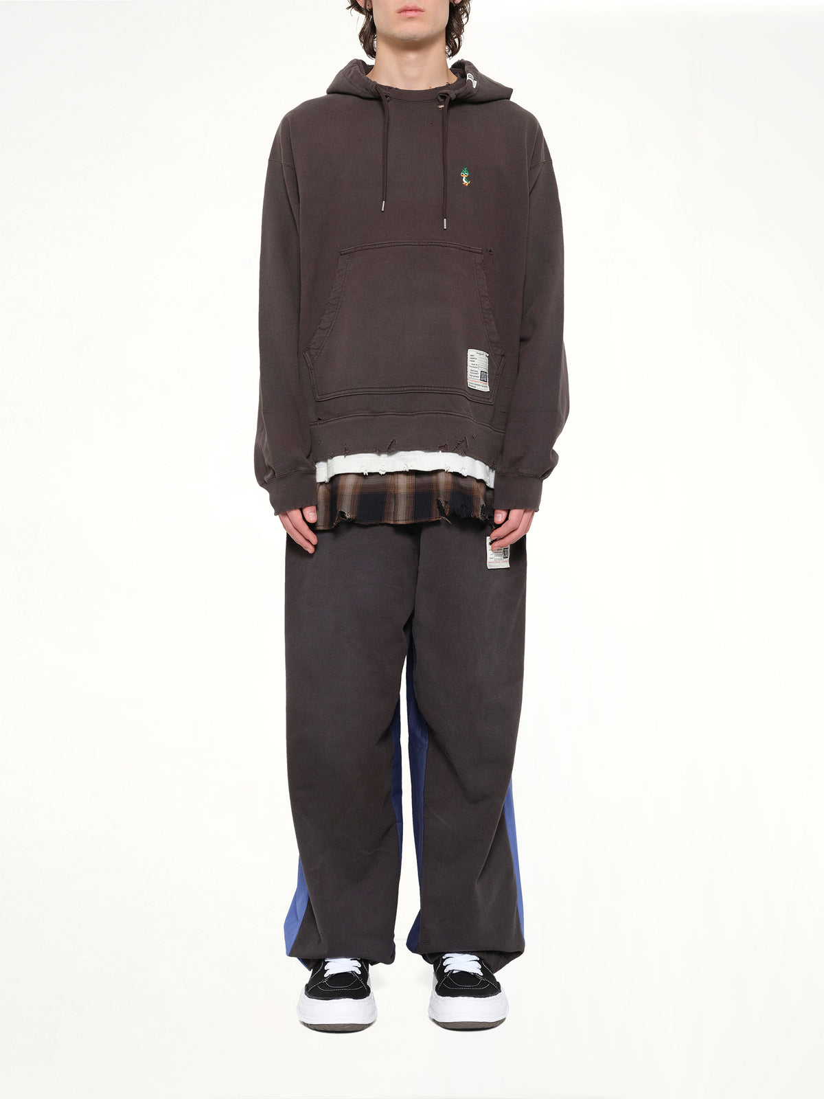 Triple Layered Hoodie in Black