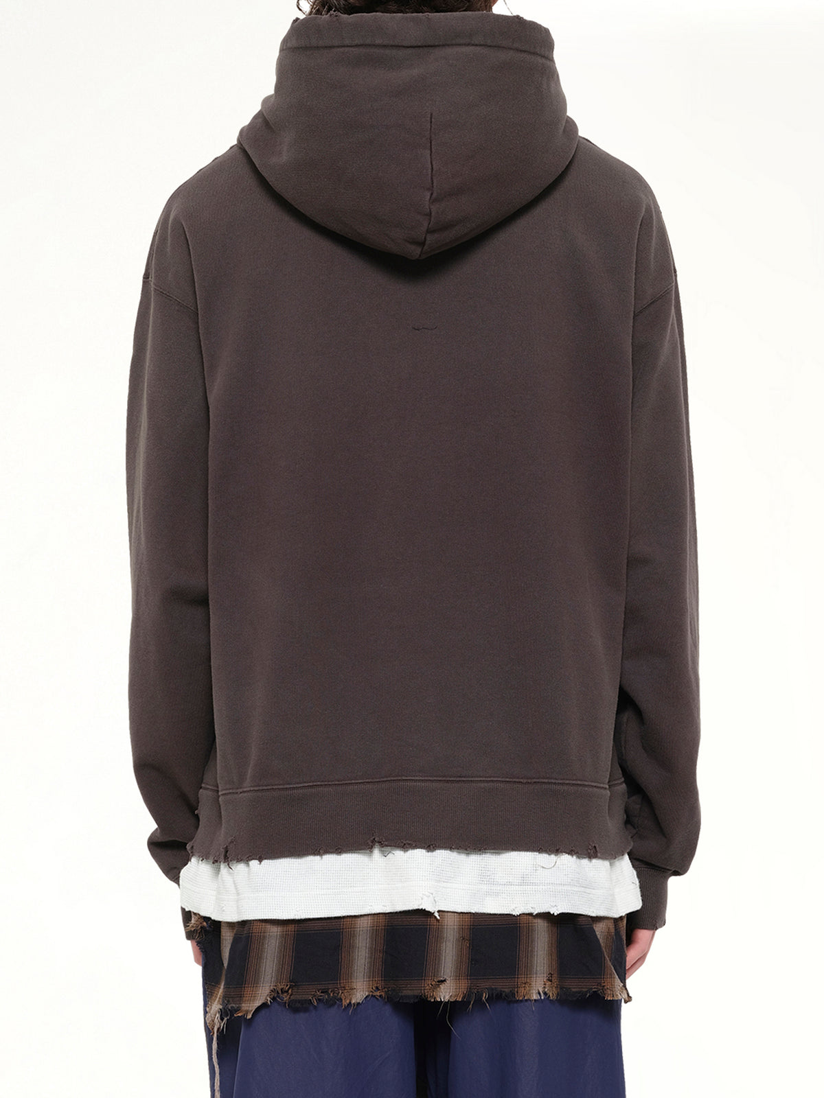 Triple Layered Hoodie in Black