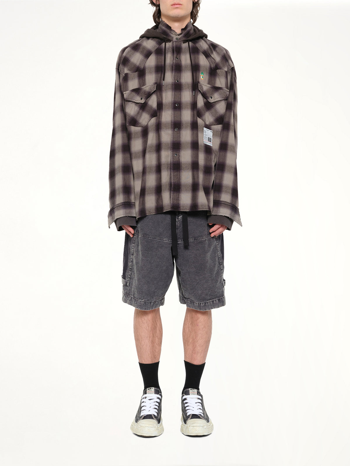 Sweat Hoodie L/S Shirts in Gray