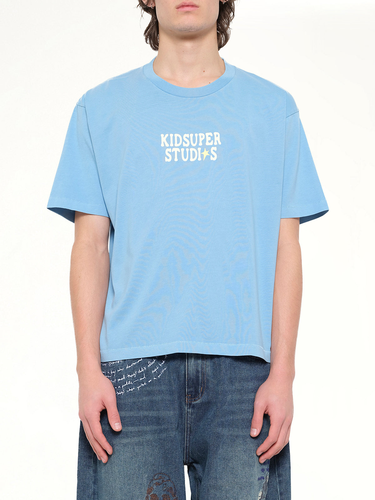 The Boy who Jumped the Moon T-Shirt in Light Blue