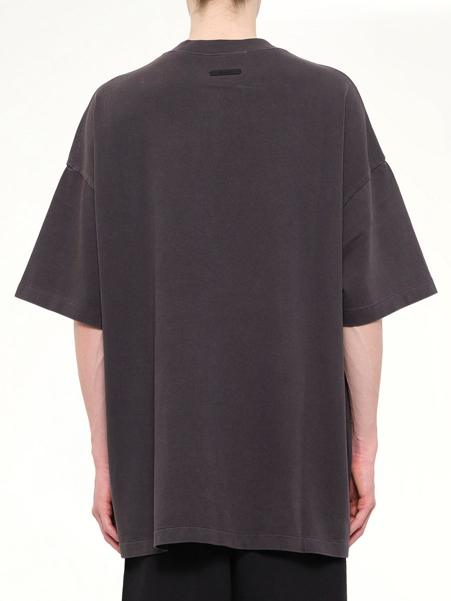 Campus 90's Short Sleeve T-Shirt in Faded Black