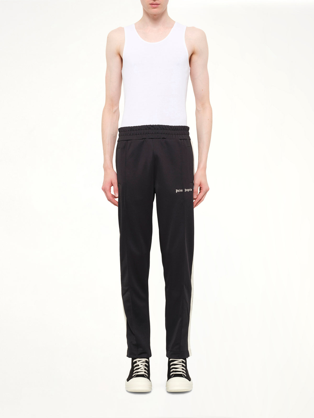Classic Logo Track Pants in Black Off/White
