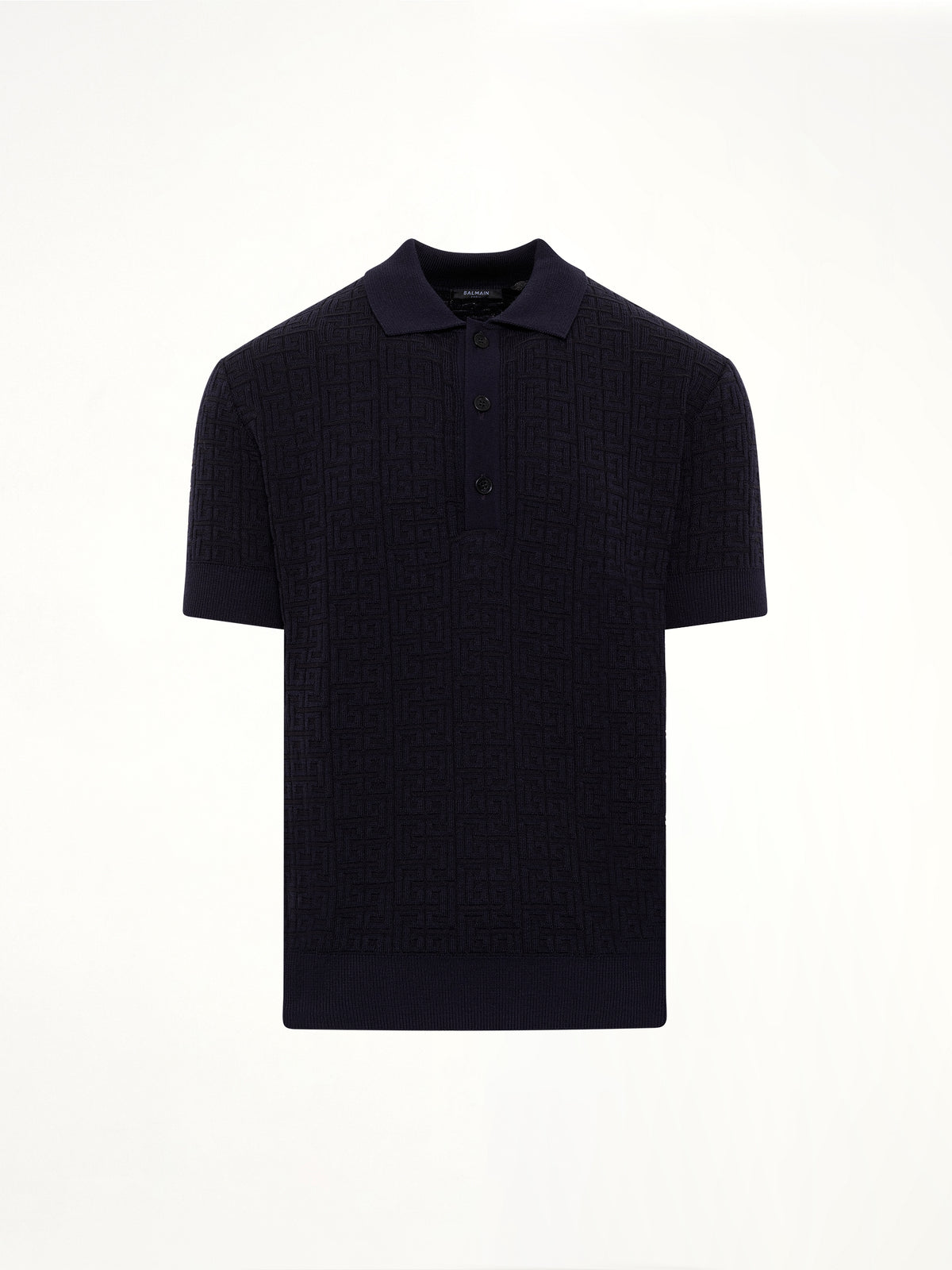 Monogram Vanise Knit Polo in Blue