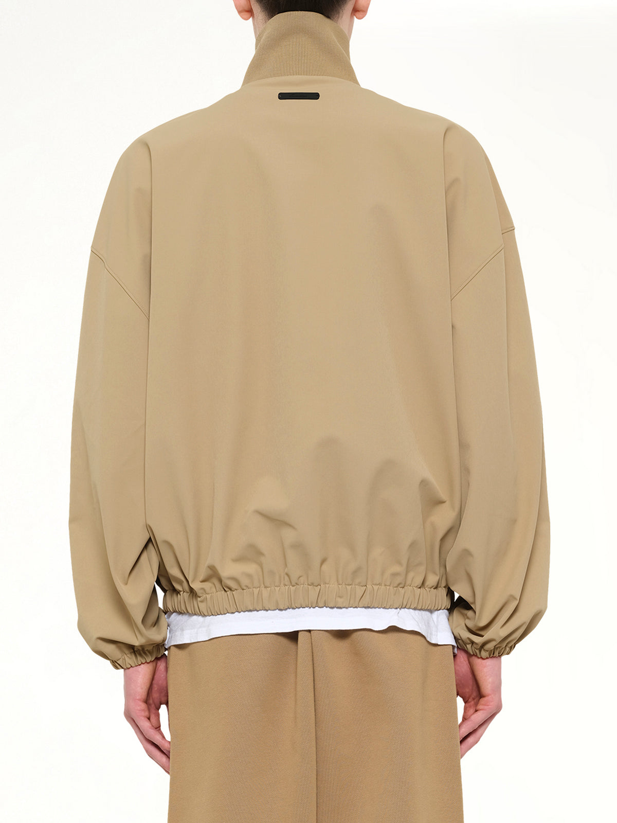 Signature Full Zip Track Jacket in Dune