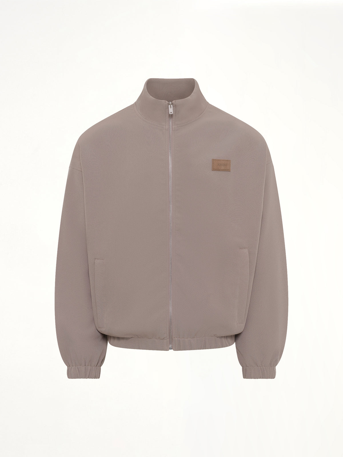 Amiri Patch Cady Track Jacket in Dark Sand