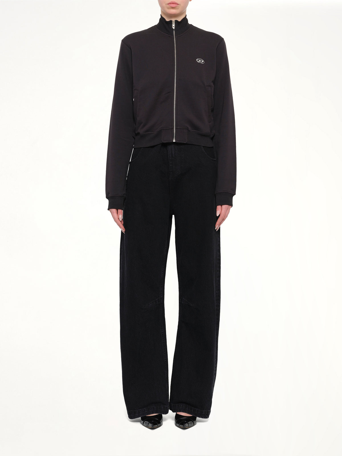 F-FLACIN-OD Track Jacket in Black