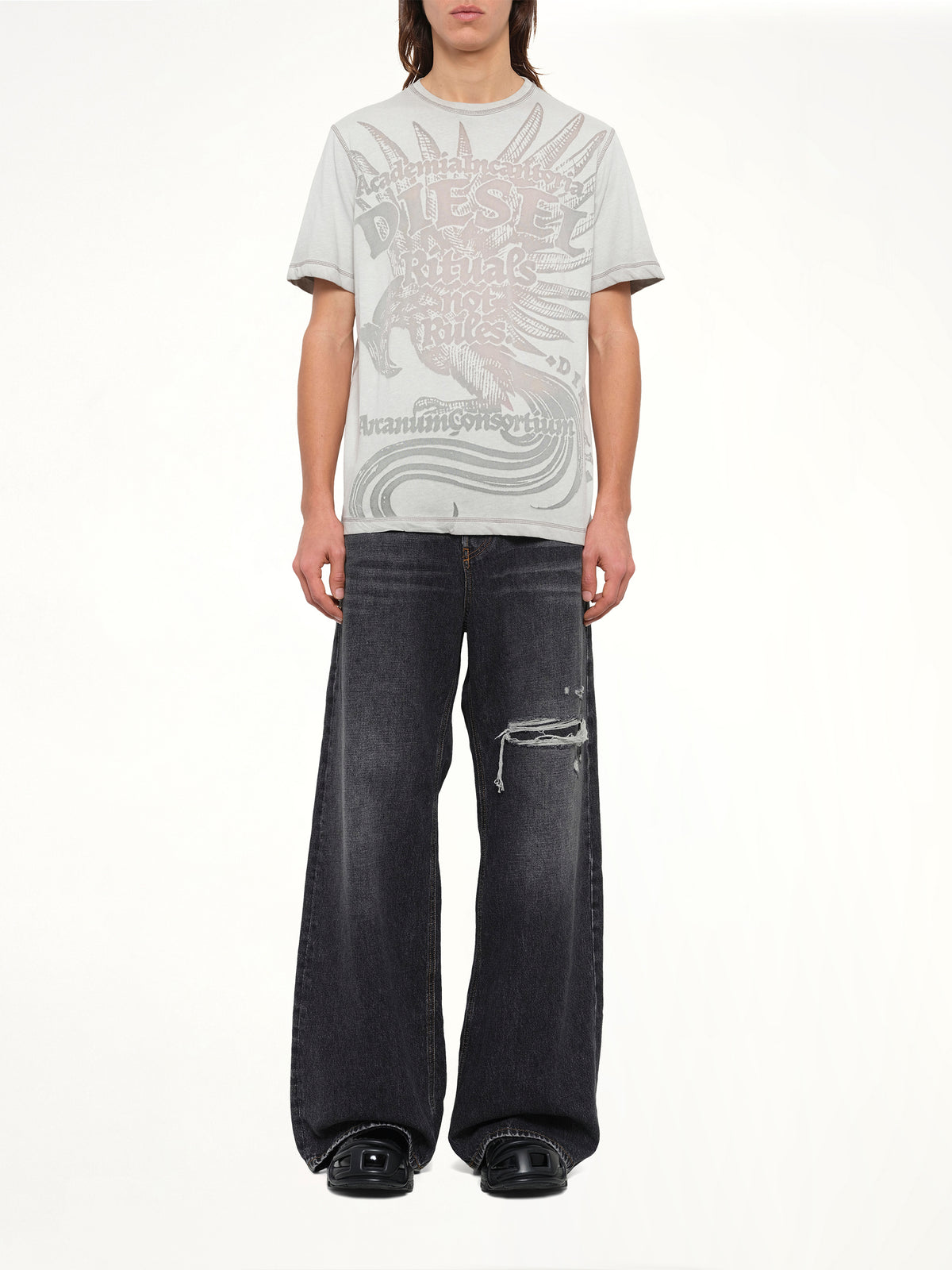 T-RAWJUST-AA1 T-Shirt in White