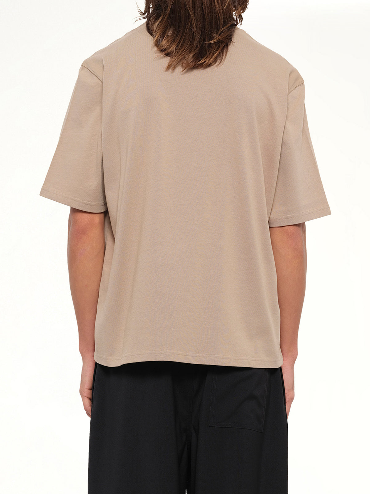 Embossed Ami De Coeur T-Shirt in Beige