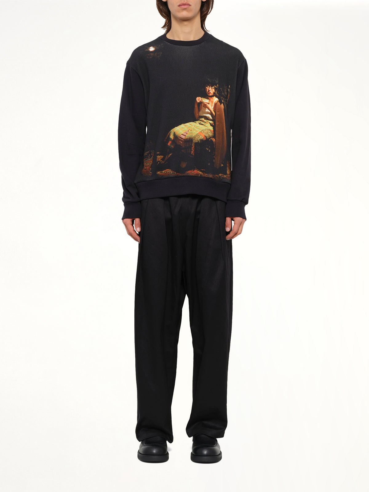 Cindy Sherman Sweatshirt in Charcoal