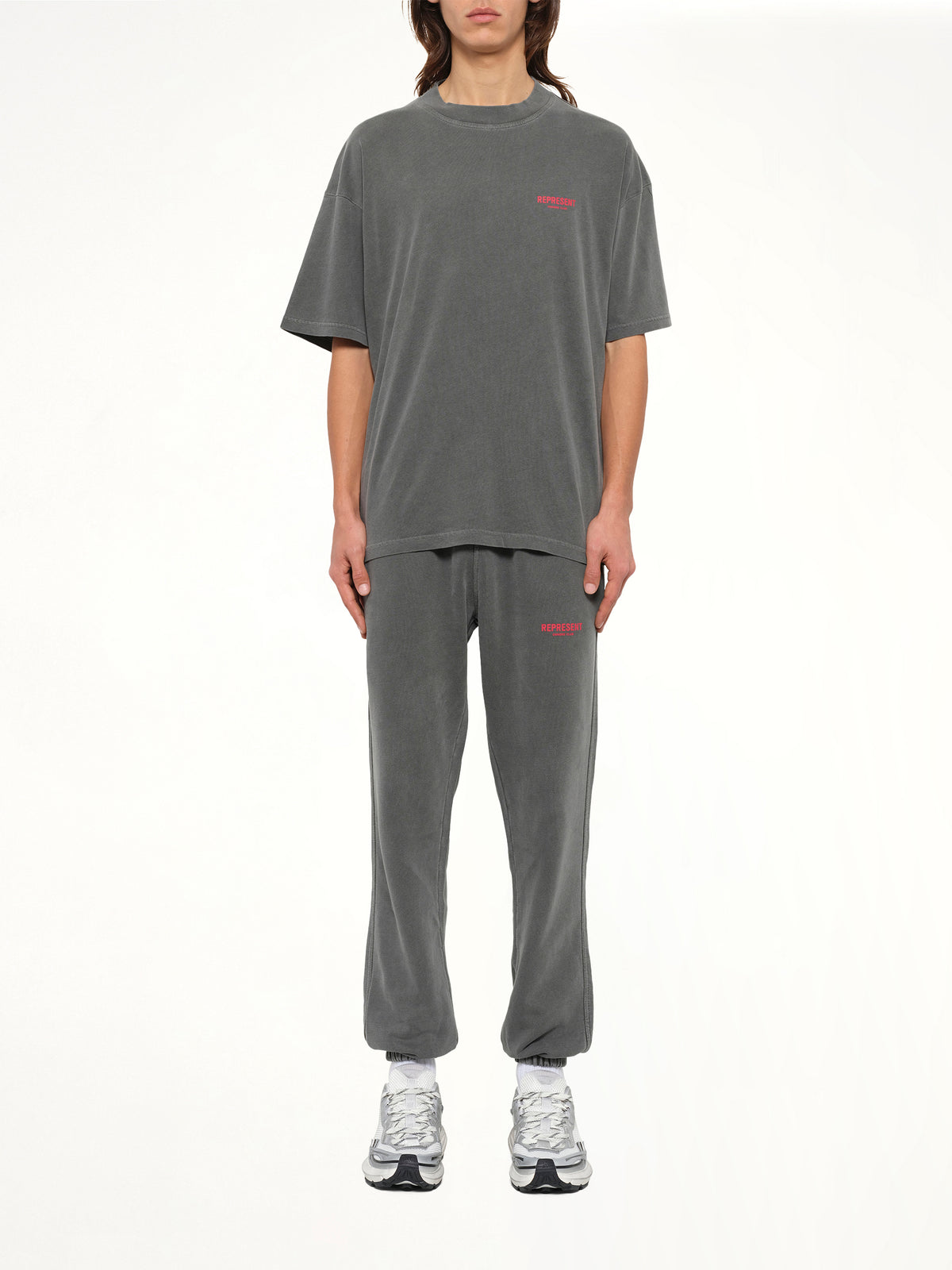 Represent Owners Club T-Shirt in Washed Black