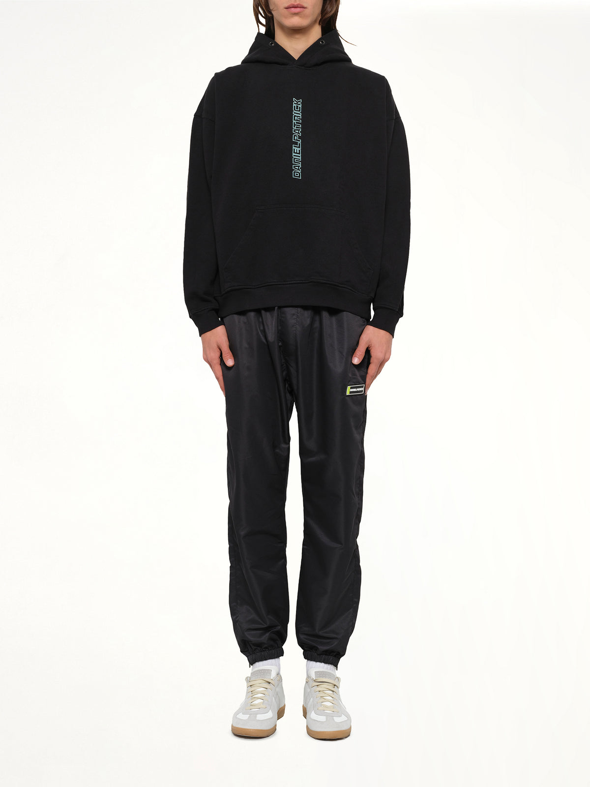 Vertical Logo Hoodie in Sea