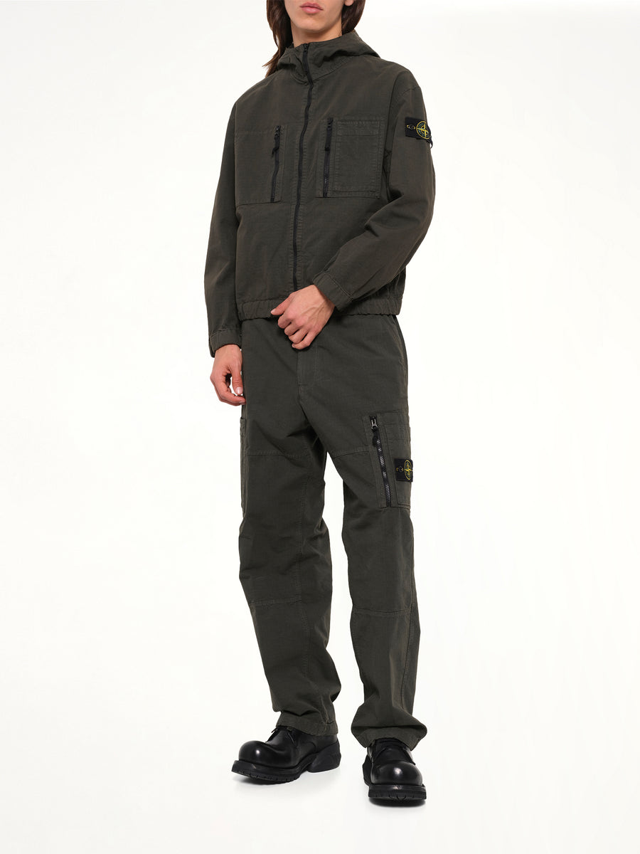 1200011 Cotton Ripstop Jacket in Coal Grey
