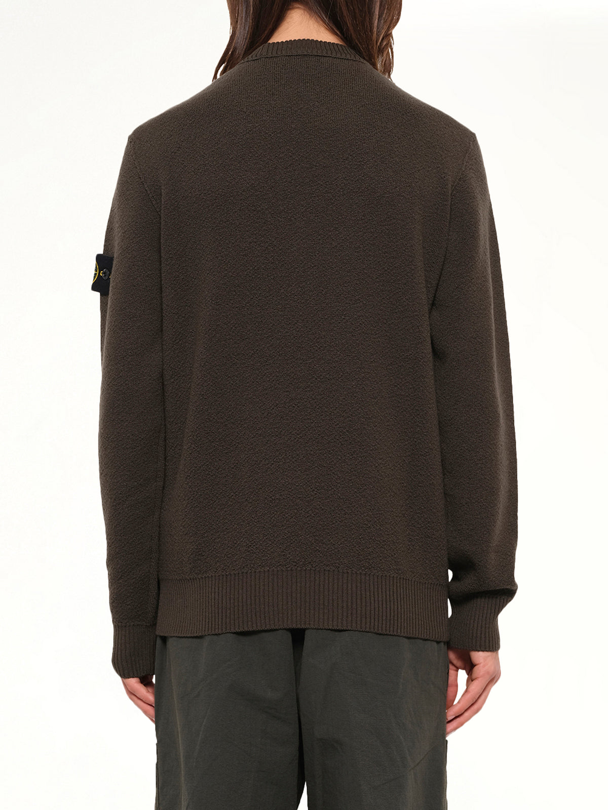 5100011 Light RWS Wool Crewneck Sweater in Coal Grey